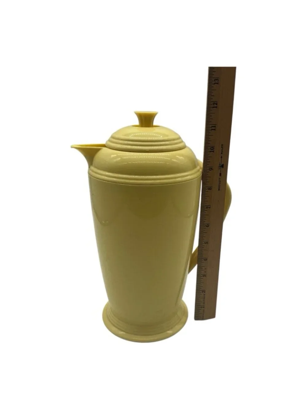 Sunflower Yellow FIESTA Vintage Plastic Insulated Carafe By Copco